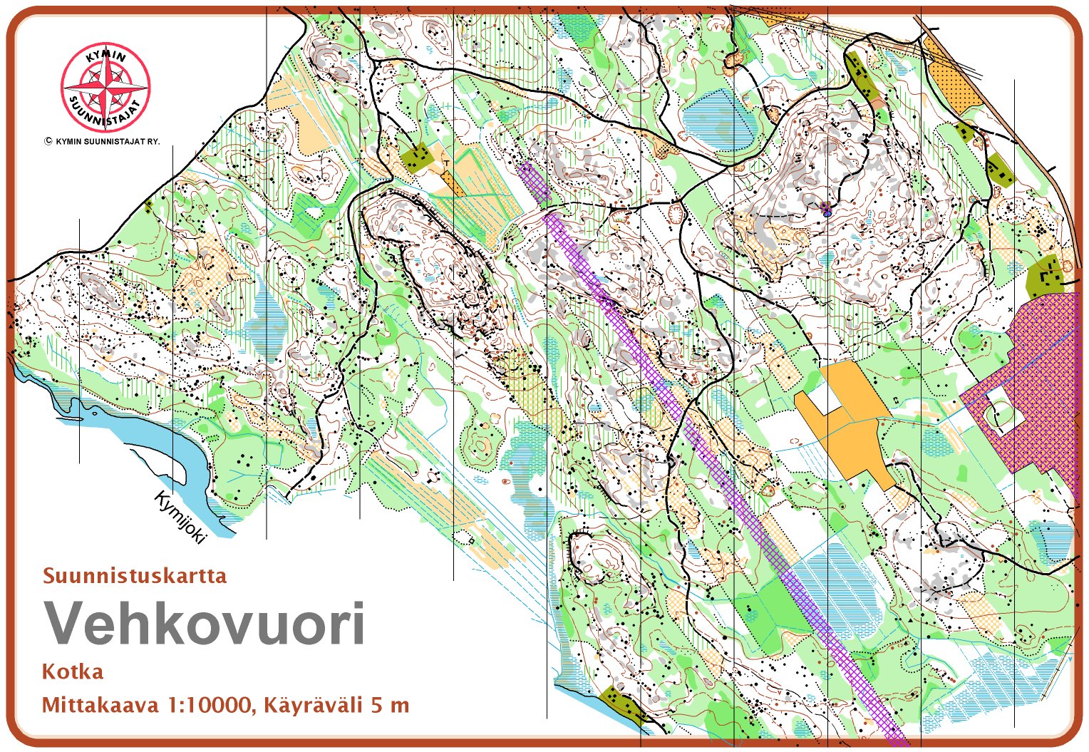 Rannikkorastit  Huruksela - July 30th 2019 - Orienteering Map from  Kymin Suunnistajat